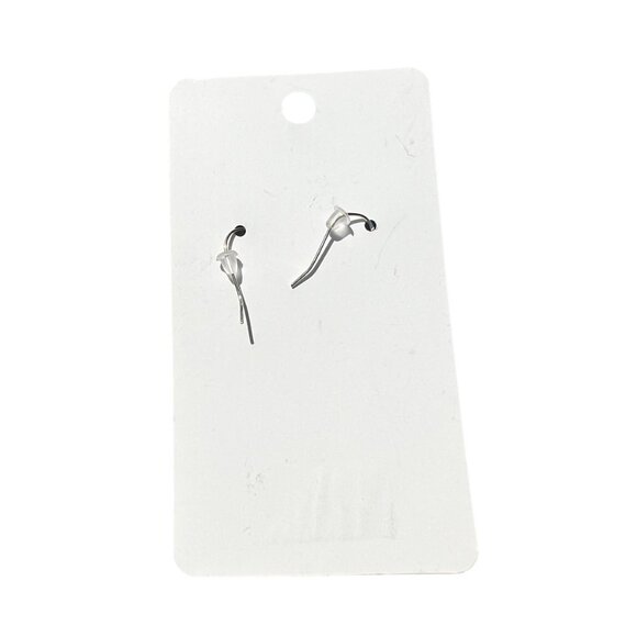 Purple DnD Dice Dangling Earrings - Picture 3 of 3